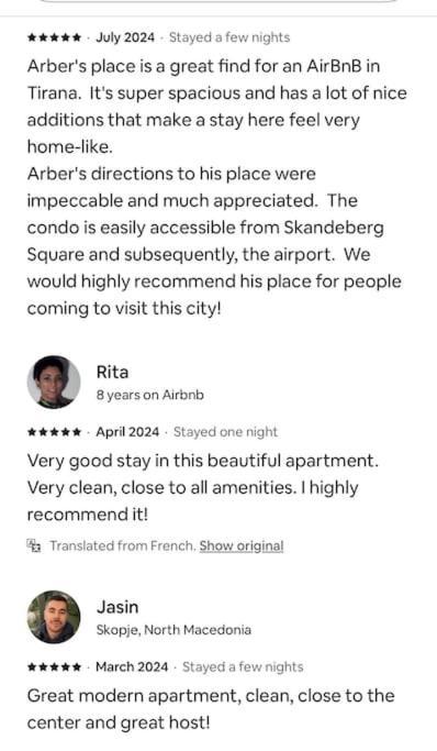 Tirana City Comfort エクステリア 写真